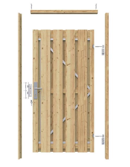 Tuinpoort karwei nieuw, Tuin en Terras, Tuinpoorten, Nieuw, Hout, 150 tot 200 cm, 200 cm of meer, Ophalen