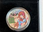Cook islands (manga) 1 oz zilver, Postzegels en Munten, Munten | Oceanië, Ophalen of Verzenden, Zilver