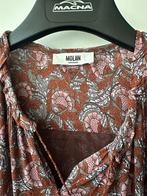 Mooie gevoerde jurk van Moliin, Maat 38/40 (M), Bruin, Ophalen of Verzenden, Zo goed als nieuw