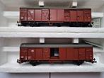 Roco 46407 - 2 stuks gesloten goederenwagon DB Epoche 4, Hobby en Vrije tijd, Modeltreinen | H0, Gelijkstroom, Wagon, Ophalen of Verzenden