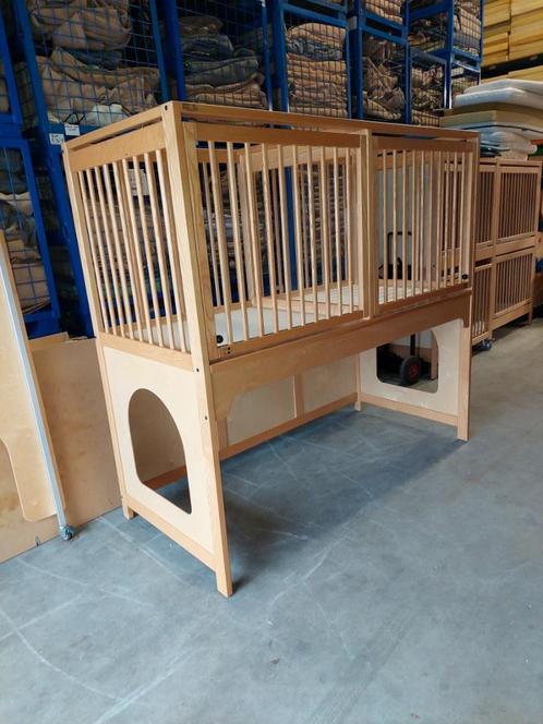 2x Schilte duobox / dubbele hoge kinderopvang box, Kinderen en Baby's, Boxen, Zo goed als nieuw, Rechthoekig, Ophalen of Verzenden