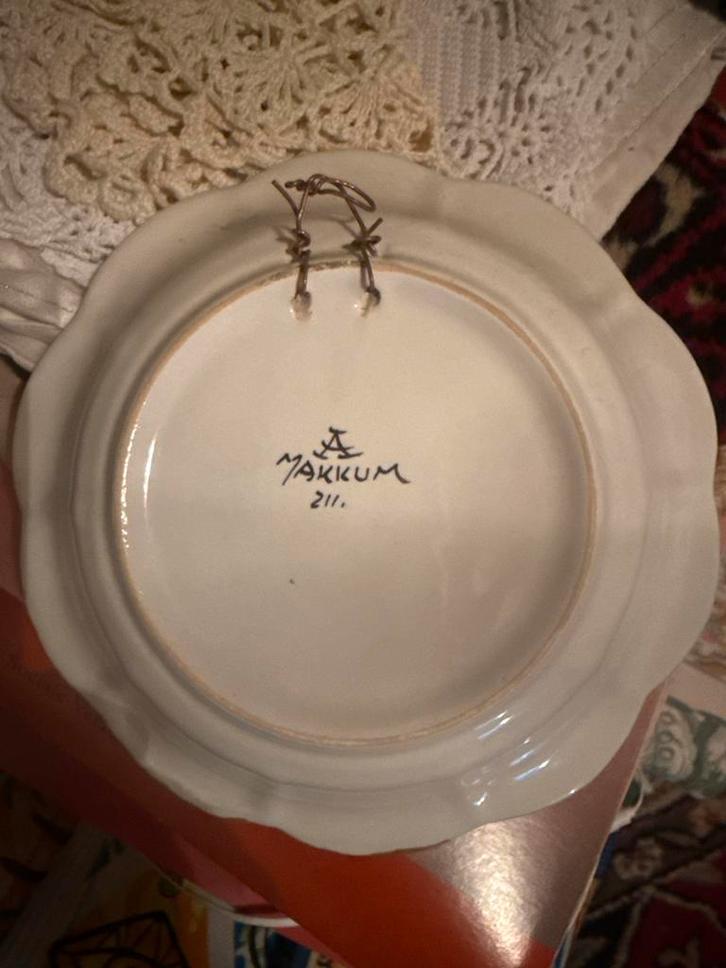 Makkum Wandbord met Vogel, Antiek en Kunst, Antiek | Wandborden en Tegels, Ophalen