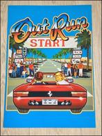 OUTRUN SEGA Retro Arcade Classic Affiche - Poster, Verzenden, Huis en Inrichting