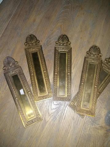 Antieke smetplaten 6 stuks beschikbaar voor biedingen