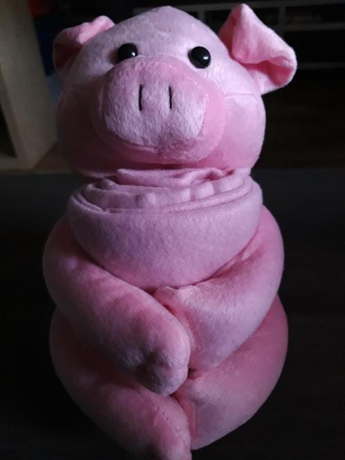 Knuffel- varken met fleece- dekentje, Kinderen en Baby's, Speelgoed | Knuffels en Pluche, Nieuw, Overige typen, Ophalen of Verzenden