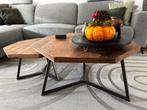 2 leuke salontafeltjes aangeboden, Huis en Inrichting, Tafels | Salontafels, Ophalen, 50 tot 100 cm, Zo goed als nieuw, Minder dan 50 cm