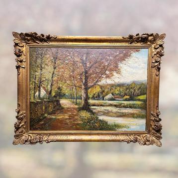Herfstlandschap.Gesign. Adolphe Poot beschikbaar voor biedingen
