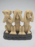 Vintage Apen Beeldje - Zie, Hoor, Zwijg, Antiek en Kunst, Ophalen of Verzenden