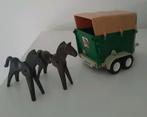 Playmobil vintage Paardentrailer 3505 inclusief 2 paarden, Ophalen of Verzenden, Zo goed als nieuw, Los playmobil
