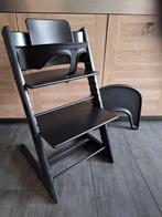 Stokke Trip Trap Tripp Trapp Kinderstoel Zwart, Ophalen, Gebruikt, Meegroeistoel, Gordel(s)
