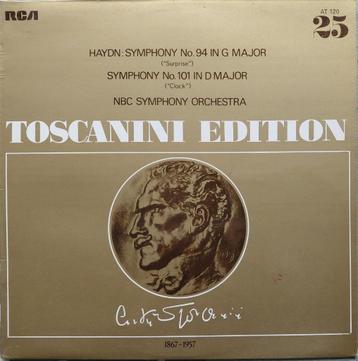 LP: Haydn Symphony 94 en 101 Toscanini Edition beschikbaar voor biedingen