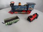 2 stuks blikken locomotief Hornby +wagon en SKK Japan loc, Antiek en Kunst, Antiek | Speelgoed, Ophalen of Verzenden