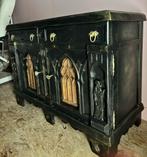 Antiek gotisch houten dressoir, Antiek en Kunst, Ophalen