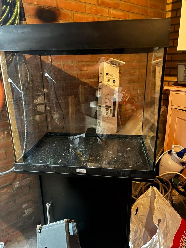Lido 120 met meubel en buitenfilter, Dieren en Toebehoren, Vissen | Aquaria en Toebehoren, Gebruikt, Leeg aquarium, Ophalen