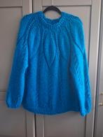 Nieuwe handgemaakte trui, zie afmetingen, Kleding | Dames, Truien en Vesten, Blauw, Maat 42/44 (L), Nieuw, Ophalen of Verzenden