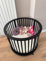 Ronde Box zwart, Kinderen en Baby's, Boxen, Ophalen of Verzenden, Zo goed als nieuw, Rond, Wieltjes