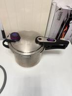 Snelkookpan 6 liter, Huis en Inrichting, Keuken | Potten en Pannen, Ophalen, Zo goed als nieuw, Rvs, Kookpan of Snelkookpan