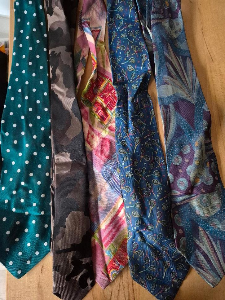 Meer dan 30 gekleurde stropdassen, Kleding | Heren, Carnavalskleding en Feestkleding, Gedragen, Accessoires, Overige thema's, Overige maten