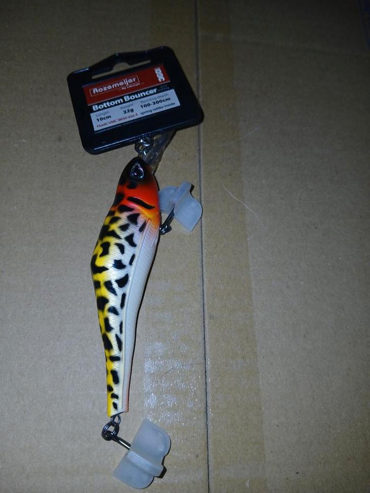 Rozemeijer Botton Bouncer kleur Speckled Red Head, Watersport en Boten, Hengelsport | Roofvissen, Nieuw, Overige typen, Ophalen