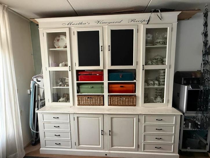 riviera maison buffetkast, Huis en Inrichting, Kasten | Buffetkasten, Gebruikt, 200 cm of meer, 200 cm of meer, 50 tot 75 cm, Met lade(s)