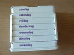 Pillendoosje voor een hele week met vakverdeling, Ophalen of Verzenden, Zo goed als nieuw