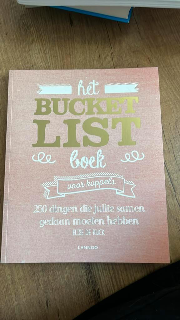 Elise De Rijck - Het Bucketlist boek voor koppels, Boeken, Mode, Zo goed als nieuw, Mode algemeen, Ophalen of Verzenden