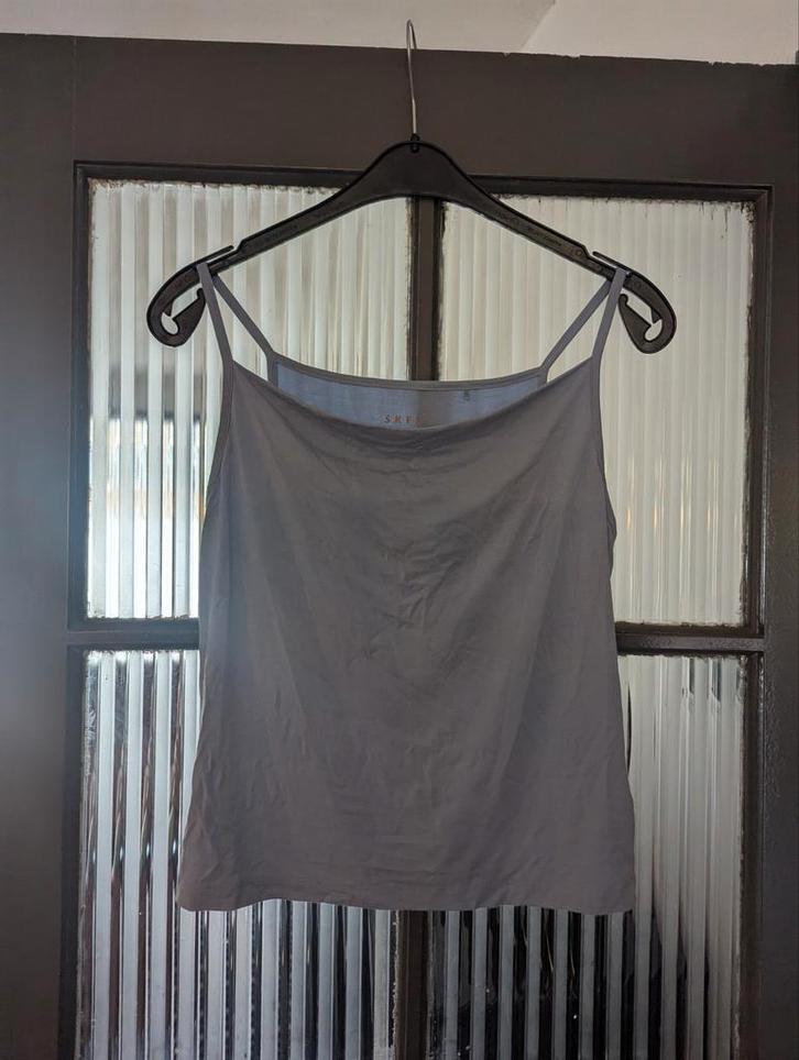 SKFK zachte modal top lichtblauw - maat 38, Kleding | Dames, Tops, Zo goed als nieuw, Maat 38/40 (M), Blauw, Zonder mouw, Ophalen of Verzenden