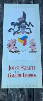 Joost Swarte Zeefdruk In Galerie Lambiek (1990), Antiek en Kunst, Kunst | Litho's en Zeefdrukken, Ophalen