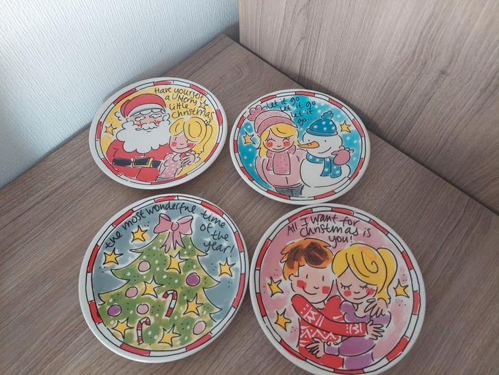 Blond Amsterdam Kerst Petit Fours schaaltjes, Huis en Inrichting, Keuken | Servies, Zo goed als nieuw, Ophalen