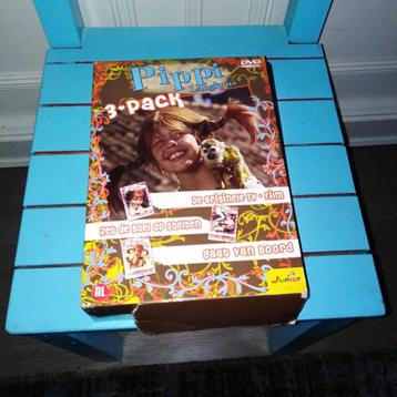Pippi Langkous de orginele TV Film 3 dvd box beschikbaar voor biedingen