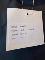 Sofie d'Hoore zijden hemd - Maat M - Nieuw met label, Maat 38/40 (M), Zwart, Nieuw, Ophalen of Verzenden