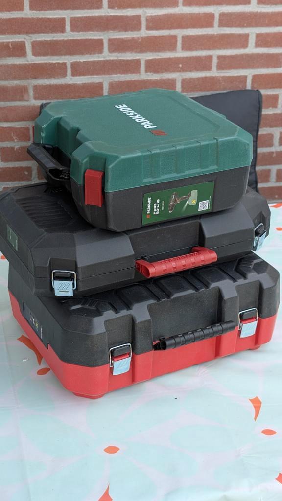 Parkside gereedschapskoffers (leeg), Doe-het-zelf en Verbouw, Gereedschapskisten, Nieuw, Ophalen of Verzenden