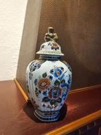 Antieke dekselvaas Polychroom Delfts blauw, Ophalen