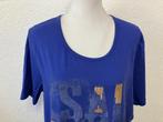 ulla popken sportswear maat 46/48 oksel tot oksel 62 cm, Blauw, Ulla Popken, Zo goed als nieuw, Shirt of Top