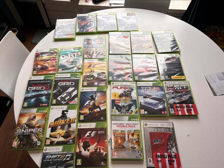 Xbox 360 Race & Actie Game Collectie Compleet, Spelcomputers en Games, Games | Xbox 360, Zo goed als nieuw, Racen en Vliegen, 1 speler