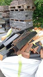 Big bags houtafval, Tuin en Terras, Haardhout, 3 tot 6 m³, Ophalen, Overige houtsoorten, Blokken