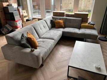 Montel Hoekbank Grijs - 2.90m breed beschikbaar voor biedingen