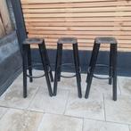 3 onderstellen voor barkruk, Huis en Inrichting, Barkrukken, Ophalen, Met voetsteun, 60 tot 90 cm, Zo goed als nieuw