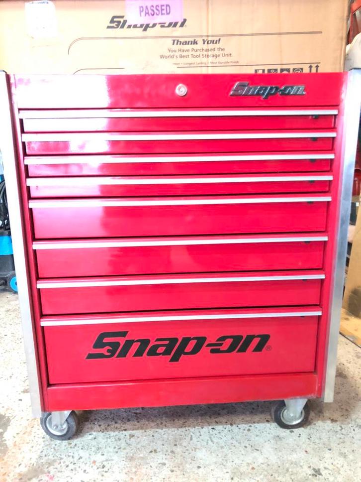 Snap-on toolbox gereedschapswagen origineel of look-a-like, Auto diversen, Autogereedschap, Gebruikt, Ophalen
