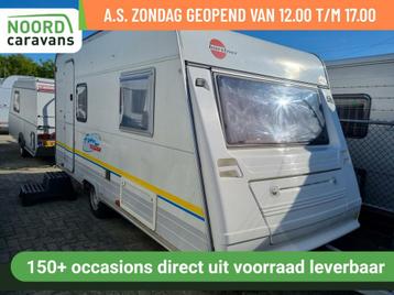 BUERSTNER FUN SPORTIV 400 TS VOORTENT + DWARSBED +FIETSENREK beschikbaar voor biedingen