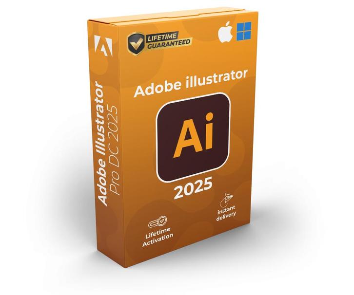 Adobe illustrator 2025 - levenslange, Computers en Software, Audio-software, MacOS, Windows, Ophalen of Verzenden