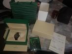 Heren horloge Rolex Submariner black nieuw met doos compleet, Staal, Polshorloge, Nieuw, Ophalen of Verzenden