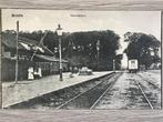 Brielle Tramstation 1915, Verzamelen, Ansichtkaarten | Nederland, Ophalen of Verzenden, Voor 1920, Gelopen, Zuid-Holland