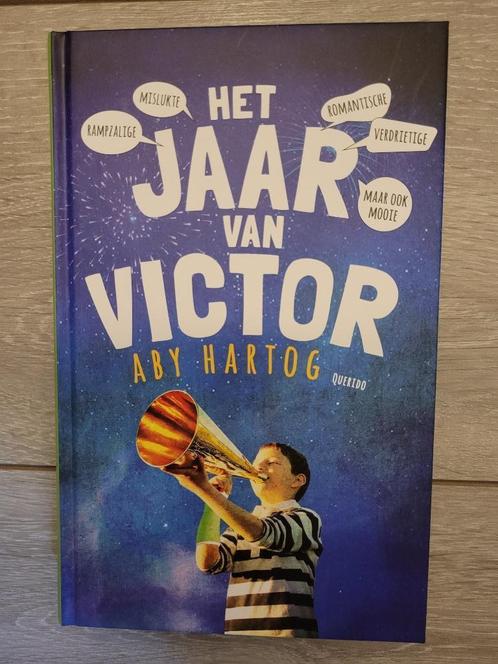 Leesboek: het jaar van Victor - Aby Hartog, Boeken, Kinderboeken | Jeugd | 10 tot 12 jaar, Zo goed als nieuw, Ophalen