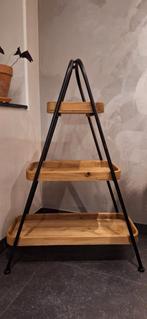 Mango houten étagere, 100 cm hoog, z.g.a.n., Ophalen