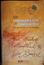 Boek modelbrieven en contracten., Ophalen of Verzenden, Zo goed als nieuw, Niet van toepassing