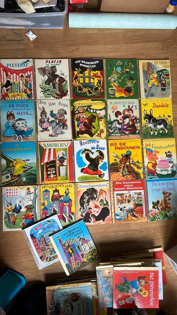 Gouden Boekjes (De bezige bij & Rubinstein) oud en nieuw, Boeken, Kinderboeken | Kleuters, Gelezen, Fictie algemeen, 5 of 6 jaar