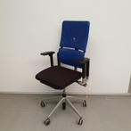 Steelcase Please bureaustoel - blauwe skai / zwarte stof, Gebruikt