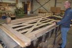 Eiken en hardhouten poorten: gratis inmeting en offerte!, 200 cm of meer, 100 tot 150 cm, Gebruikt, Hout