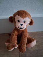Knuffel aap aapje Hema zacht bruin L962, Ophalen of Verzenden, Zo goed als nieuw, Overige typen